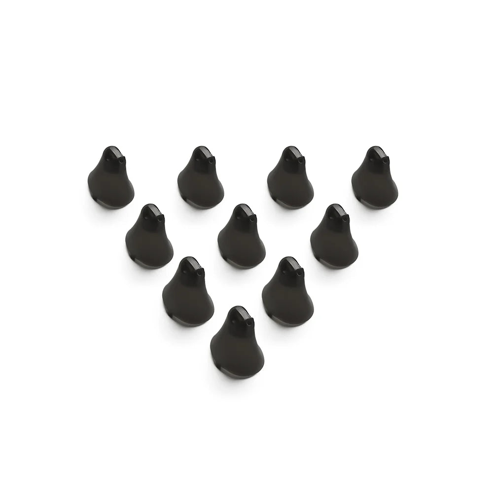 SmartR Hearing Aids Ear Piece D Shape Domes 10-Pack Comfortable PSAP Kit Ear Tips