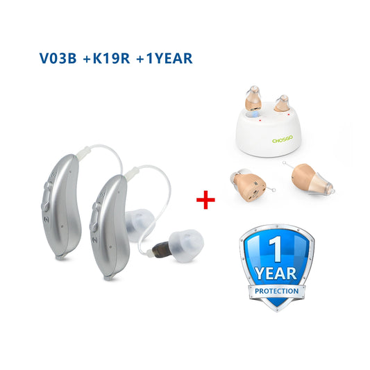 V03B Mobile APP Control Bluetooth Hearing Aid