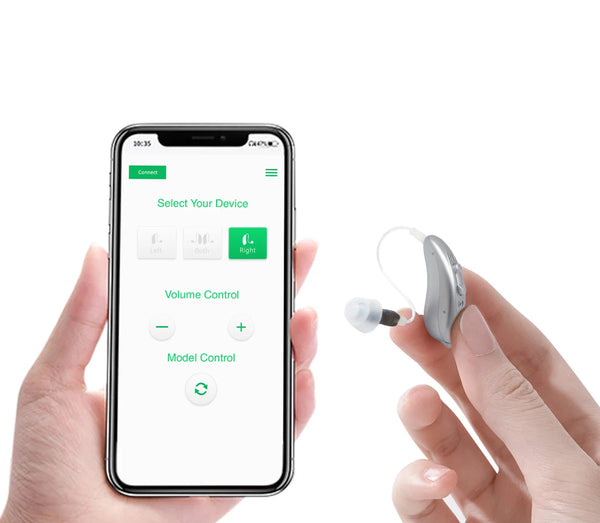 V03B Mobile APP Control Bluetooth Hearing Aids