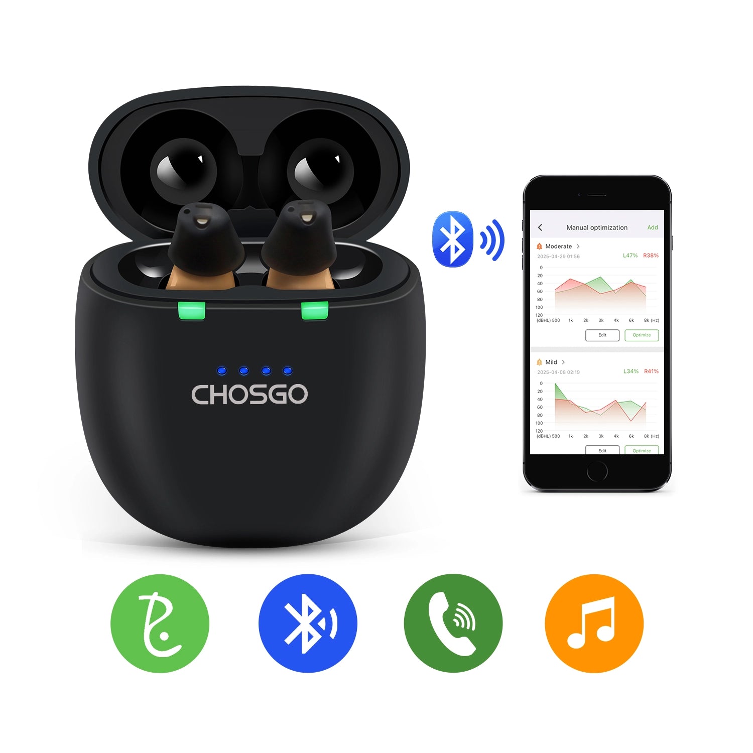 SmartU Bluetooth Hearing Aids