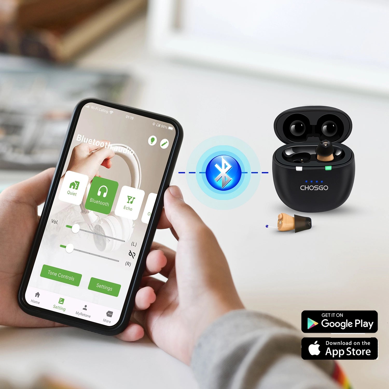 SmartU Bluetooth Hearing Aids