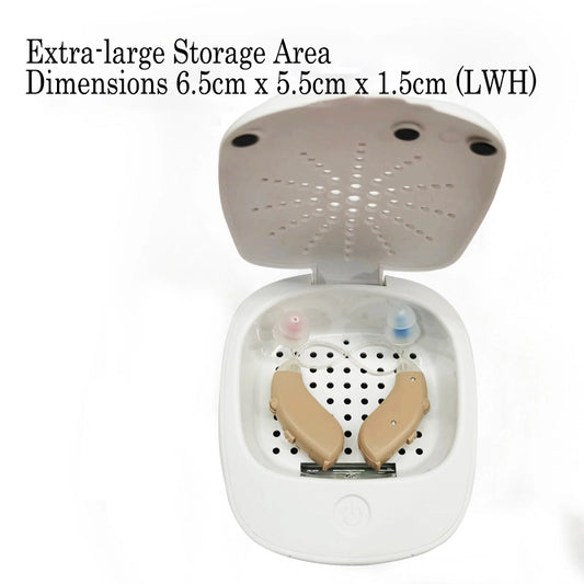 Hearing Aid UV Drying & Sterilization Box – USB-C Electronic Dehumidifier