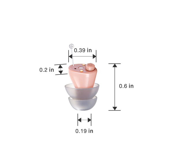 CHSOGO® SmartR Smallest Rechargeable CIC OTC Hearing Aids with AI Noise Reduction