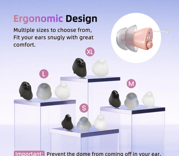 CHSOGO® SmartR Smallest Rechargeable CIC OTC Hearing Aids with AI Noise Reduction