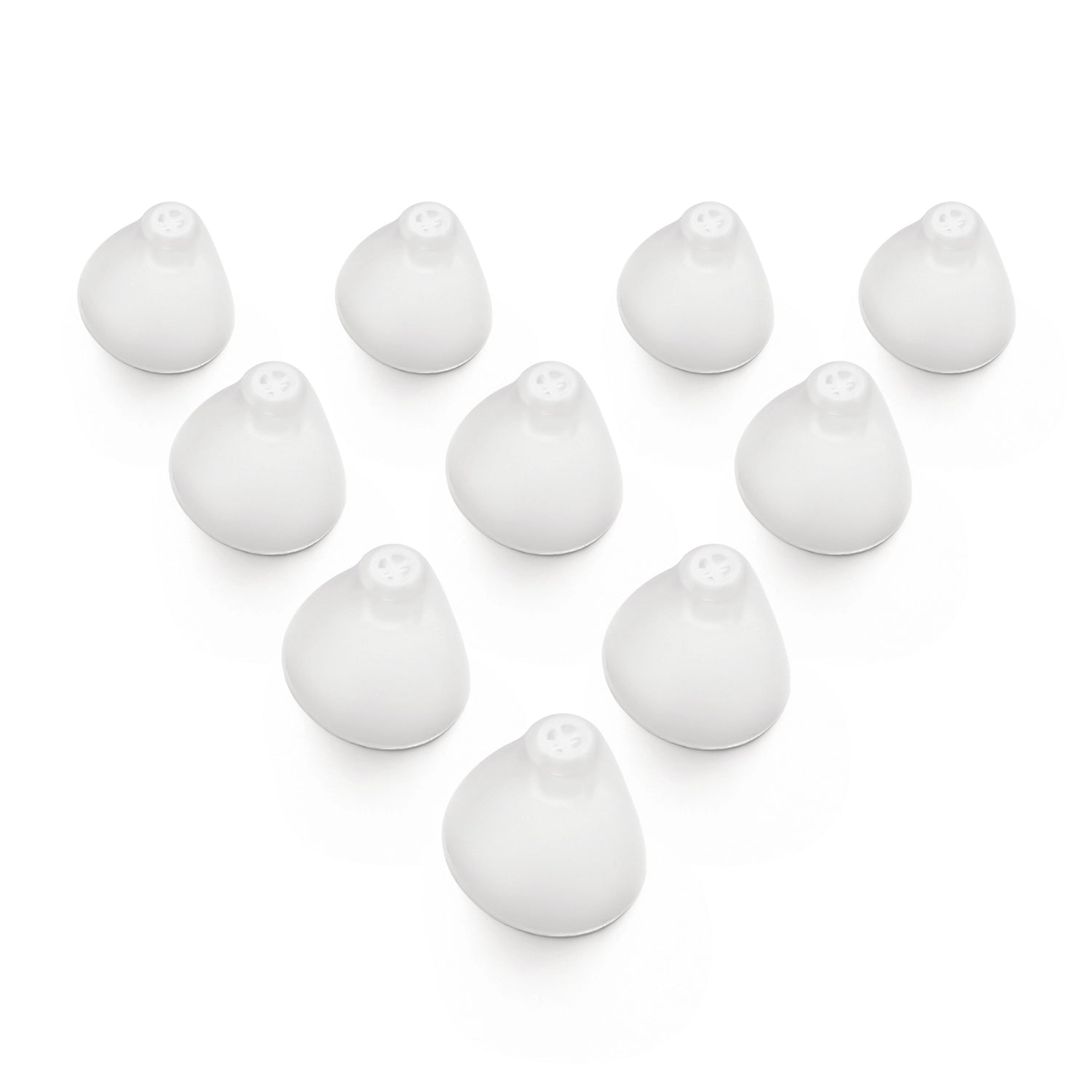 SmartR/SmartU/V03B PRO Hearing Aids Ear Domes 10-Pack Comfortable PSAP Kit Ear Tips