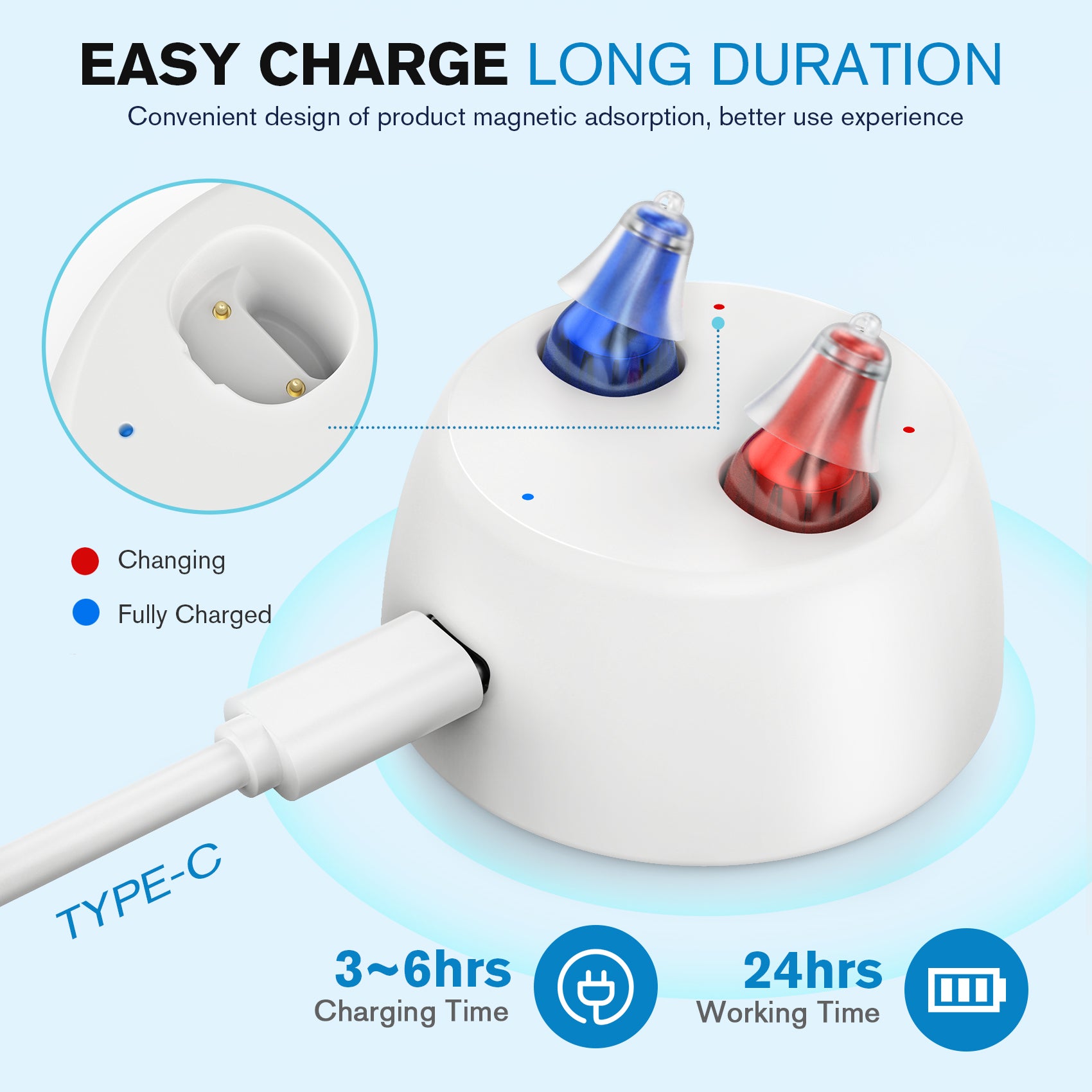 hearing aid rechargeable